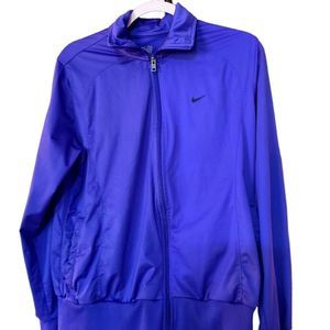 Womens Nike Athletic Dept Purple Xl Jacket, has pockets
